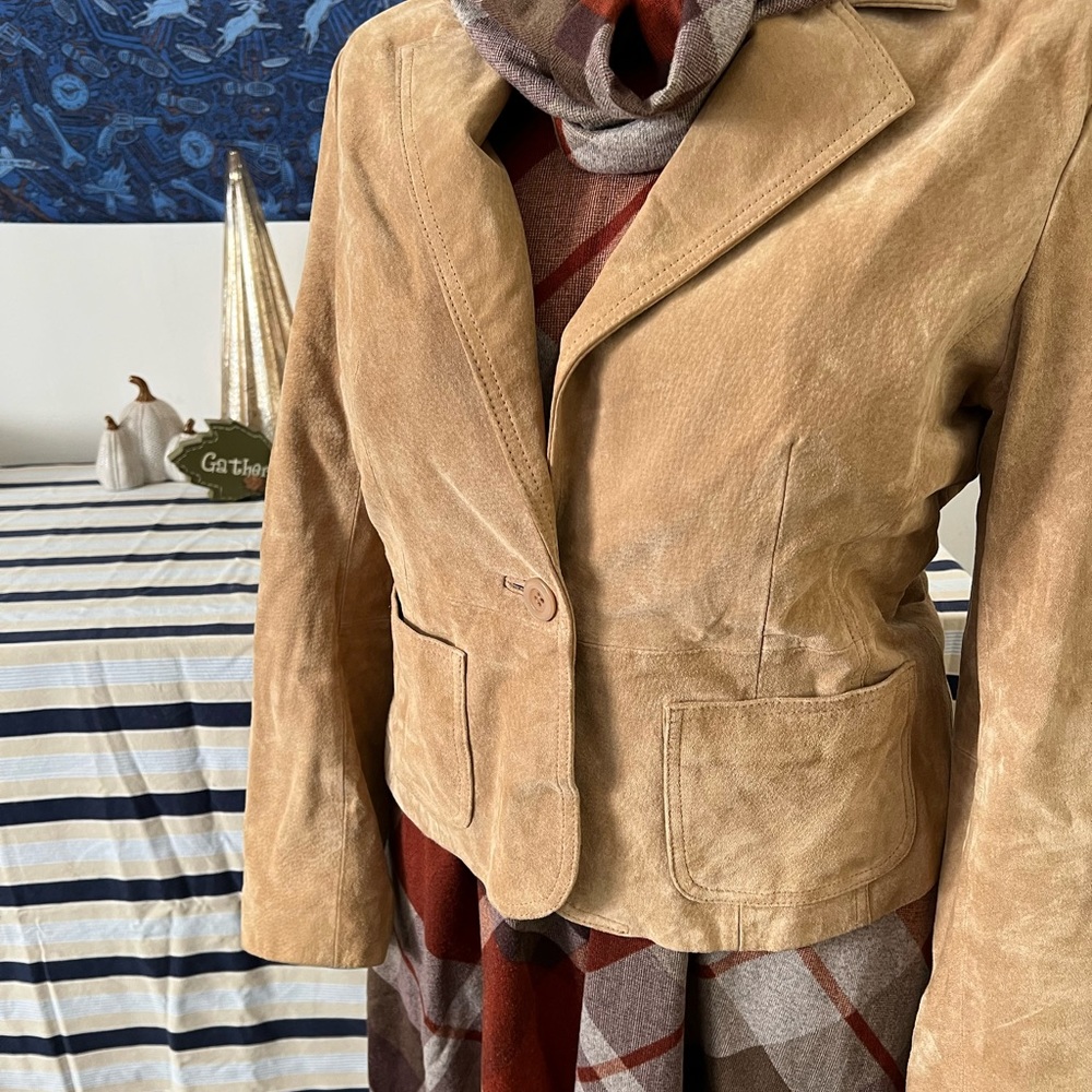 New York & Company Leather Jacket